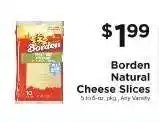 ShopRite Borden Natural Cheese Slices offer
