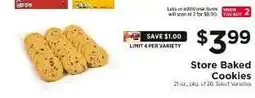 ShopRite Store Baked Cookies offer