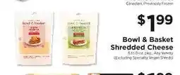 ShopRite Bowl & Basket Shredded Cheese offer