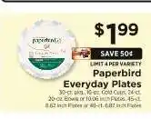 ShopRite Paperbird Everyday Plates offer