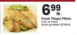 Safeway Fresh Tilapia Fillets offer