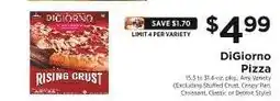 ShopRite DiGiorno Pizza offer