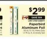 ShopRite Paperbird Aluminum Foil offer