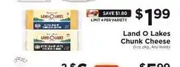 ShopRite Land O Lakes Chunk Cheese offer