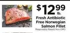 ShopRite Fresh Antibiotic Free Norwegian Salmon Fillet offer
