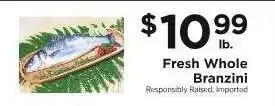 ShopRite Fresh Whole Branzini offer