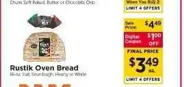 ShopRite Rustik Oven Bread offer