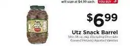 ShopRite Utz Snack Barrel offer