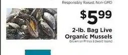 ShopRite Live Organic Mussels offer