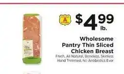ShopRite Wholesome Pantry Thin Sliced Chicken Breast offer