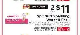 ShopRite Spindrift Sparkling Water 8-Pack offer
