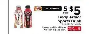 ShopRite Body Armor Sports Drink offer