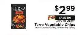 ShopRite Terra Vegetable Chips offer