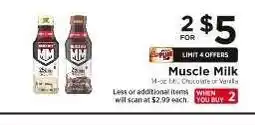 ShopRite Muscle Milk offer