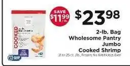 ShopRite Wholesome Pantry Jumbo Cooked Shrimp offer