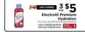 ShopRite Electrolit Premium Hydration offer