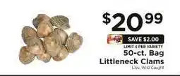 ShopRite Littleneck Clams offer