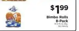 ShopRite Bimbo Rolls 8-Pack offer