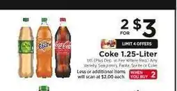 ShopRite Coke 1.25-Liter offer