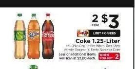 ShopRite Coke 1.25-Liter offer