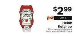 ShopRite Heinz Ketchup offer