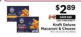 ShopRite Kraft Deluxe Macaroni & Cheese offer