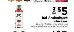 ShopRite bai Antioxidant Infusions offer