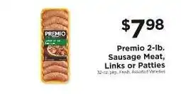 ShopRite Premio 2-lb. Sausage Meat, Links or Patties offer