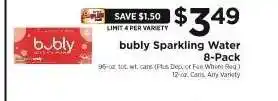 ShopRite bubly Sparkling Water 8-Pack offer