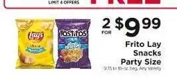 ShopRite Frito Lay Snacks Party Size offer