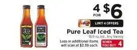 ShopRite Pure Leaf Iced Tea offer
