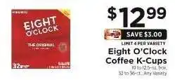 ShopRite Eight O'Clock Coffee K-Cups offer
