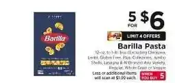 ShopRite Barilla Pasta offer