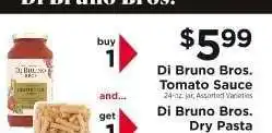 ShopRite Di Bruno Bros. Tomato Sauce offer