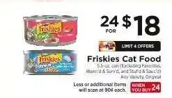 ShopRite Friskies Cat Food offer