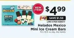 ShopRite Helados Mexico Mini Ice Cream Bars offer