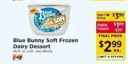 ShopRite Blue Bunny Soft Frozen Dairy Dessert offer