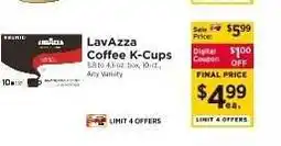 ShopRite LavAzza Coffee K-Cups offer
