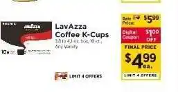 ShopRite LavAzza Coffee K-Cups offer