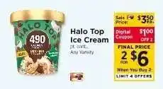 ShopRite Halo Top Ice Cream offer