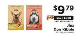 ShopRite Jinx Dog Kibble offer