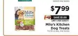 ShopRite Milo's Kitchen Dog Treats offer