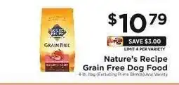 ShopRite Nature's Recipe Grain Free Dog Food offer