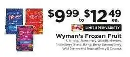 ShopRite Wyman's Frozen Fruit offer
