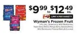 ShopRite Wyman's Frozen Fruit offer