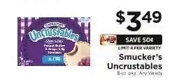 ShopRite Smucker's Uncrustables offer
