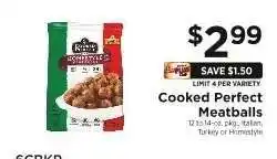 ShopRite Cooked Perfect Meatballs offer