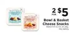 ShopRite Bowl & Basket Cheese Snacks offer