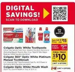 ShopRite Colgate Products offer