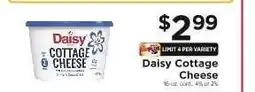 ShopRite Daisy Cottage Cheese offer